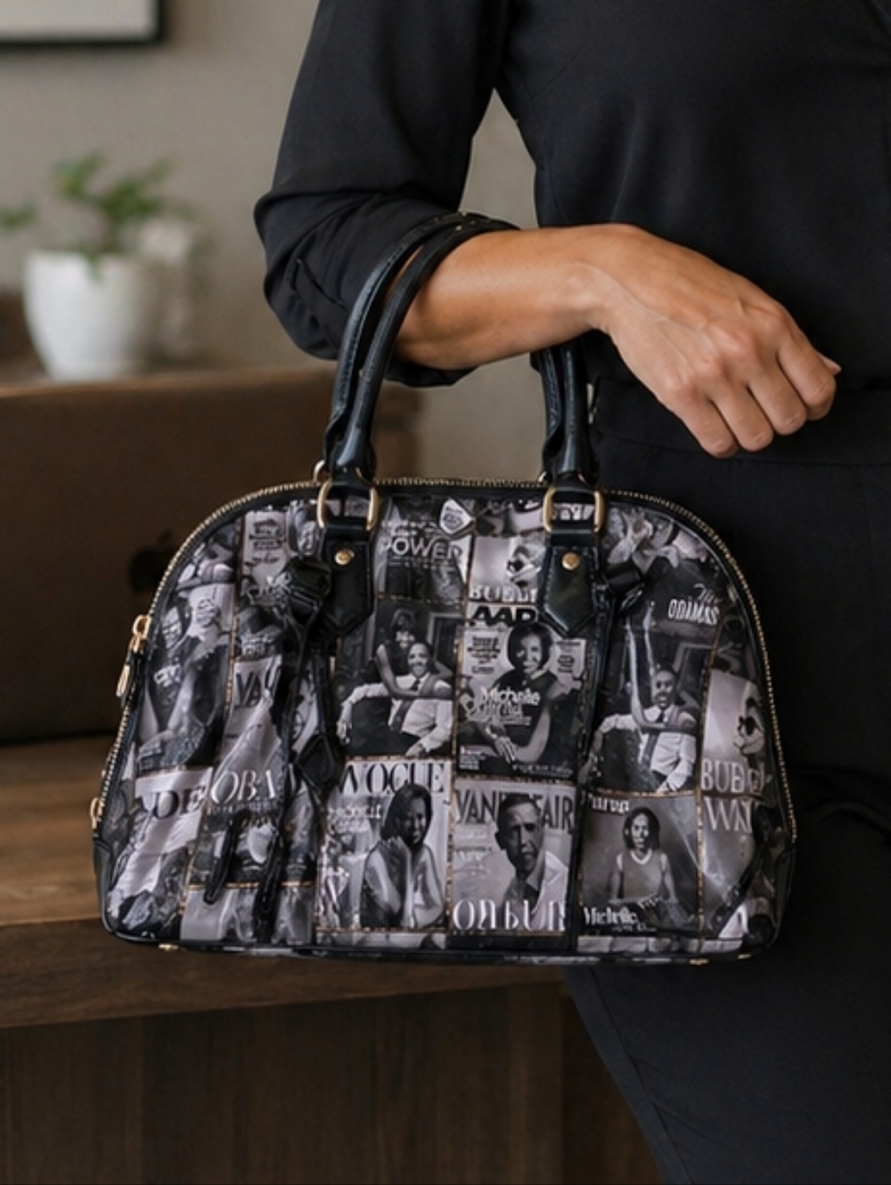 Obama Magazine Covers handbag. - Picture 1 of 11